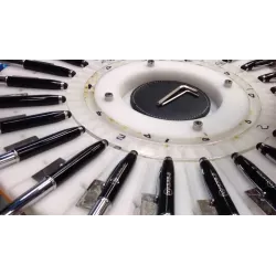Machine de gravure fibre laser pour stylo support disque rotatif
